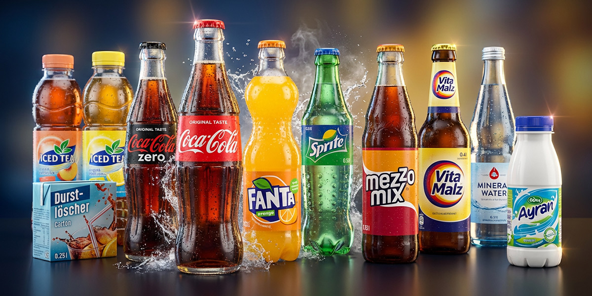 Kaltgetränke, Getränkekarte